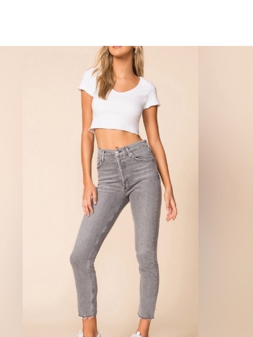 Agolde Nico High Rise Skinny Jeans Size 24
